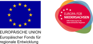 Logo des Europäischen Fonds für regionale Entwicklung in Niedersachsen